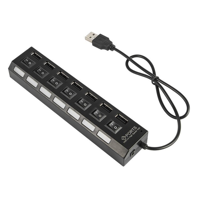 USB 2.0 Hub 7 θέσεων με διακόπτη BLOW