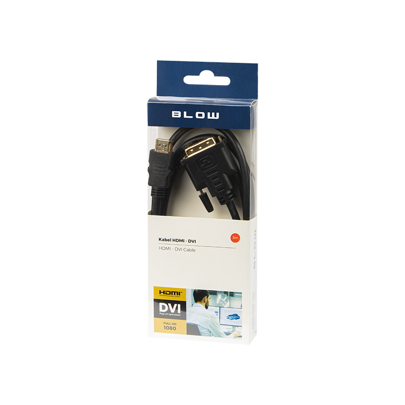 Καλώδιο DVI - HDMI 1.4V 3m BLOW