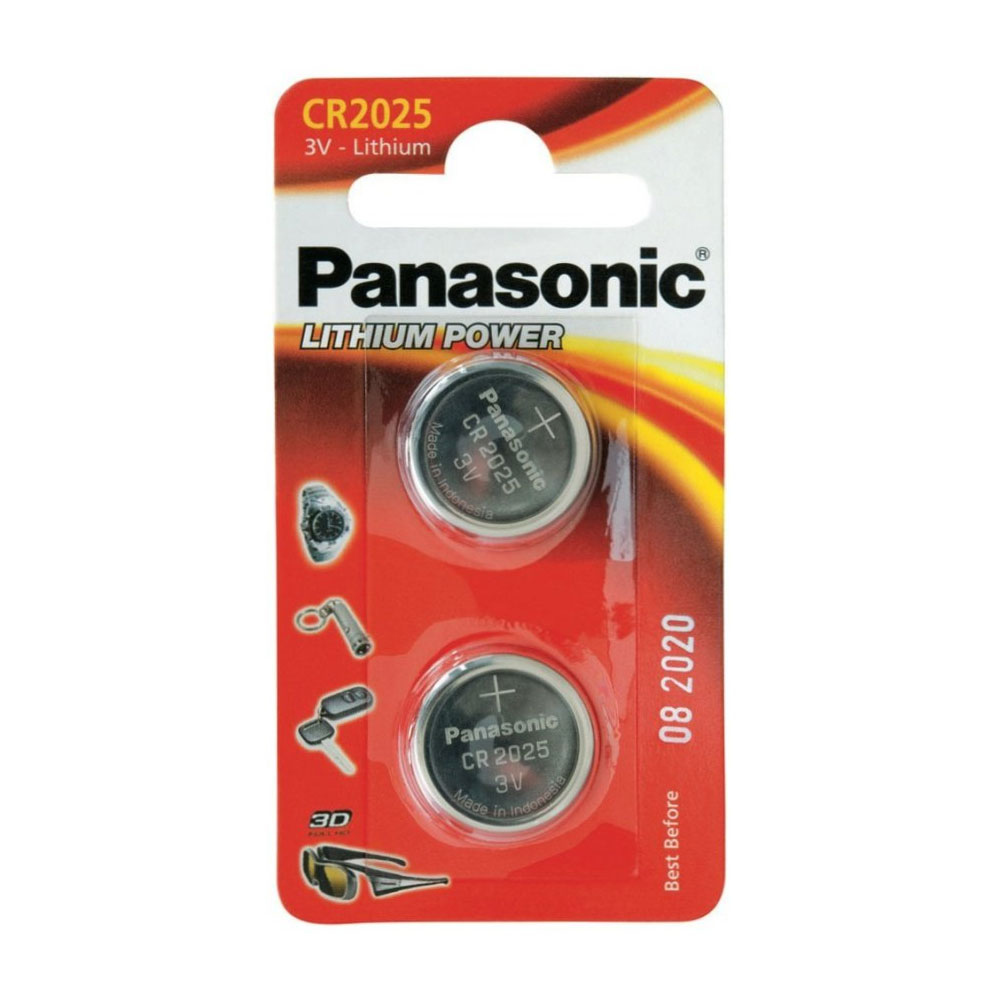 Panasonic CR2025 μπαταρίες λιθίου 3V 2τμχ