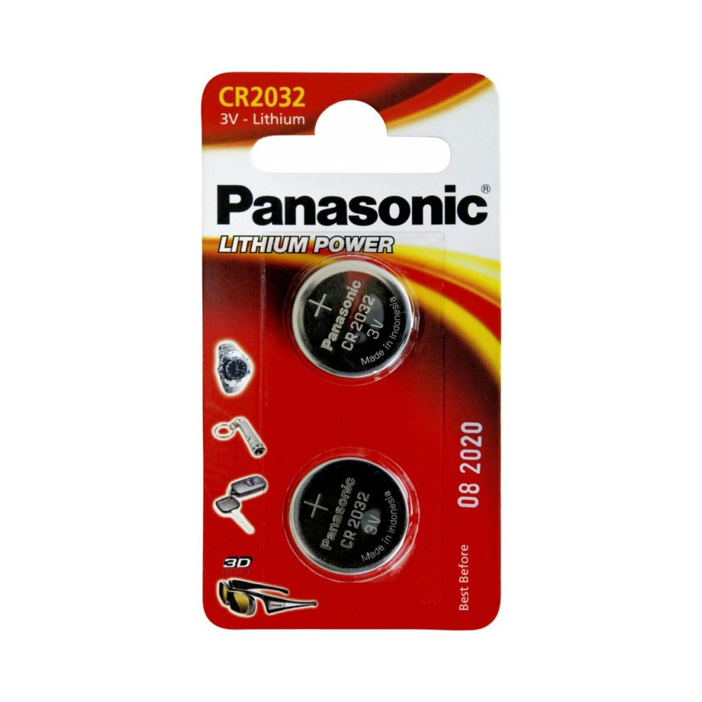 Panasonic CR2032 μπαταρίες λιθίου 3V 2τμχ