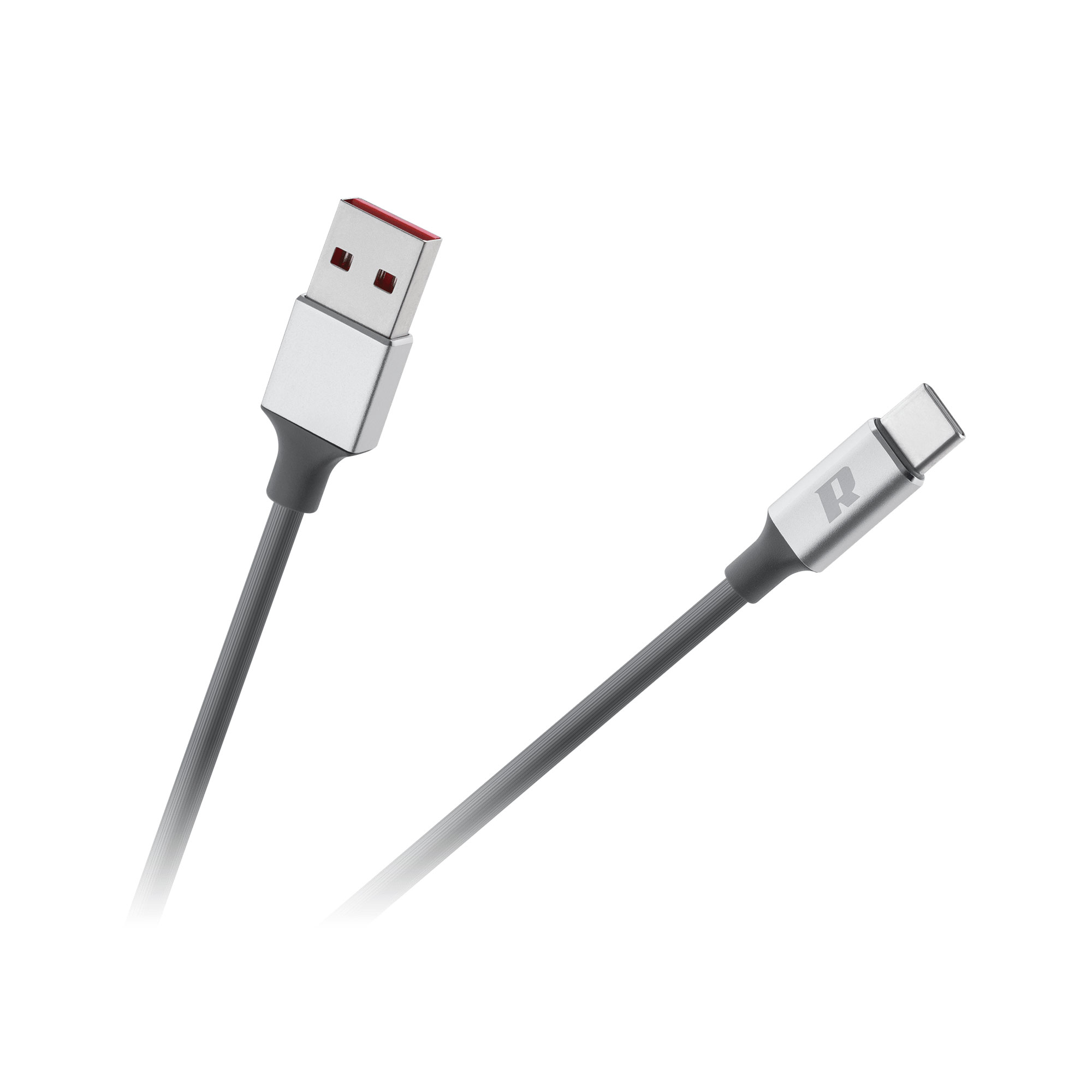 Καλώδιο USB 3.0 - USB Type-C 1m Rebel μαύρο