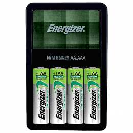 ENERGIZER MAXI CHARGER & 4xAA Φορτιστής μπαταριών AA/AAA Energizer ΜΑΧΙ με 4 επαναφορτιζόμενες μπαταρίες ΑΑ 2000mAh.