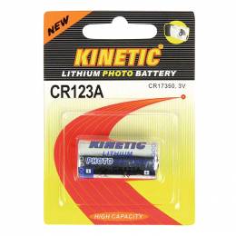CR123A Kinetic Lithium Battery 3 V 1-Blister