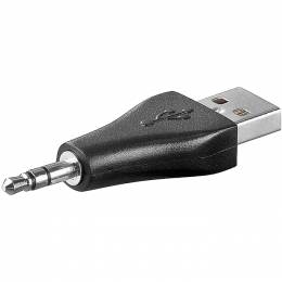 GOOBAY αντάπτορας USB σε 3.5mm jack 93981, 3pin, μαύρο