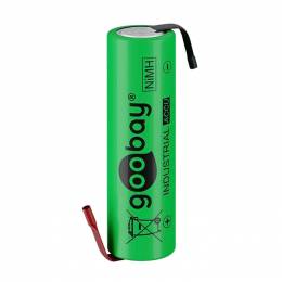 Επαναφορτιζόμενη μπαταρία 1.2V 2100mAh AA (Mignon) Ni-MH με λαμάκια. 55509