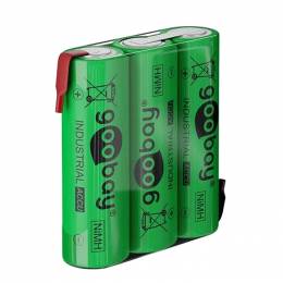 Επαναφορτιζόμενη μπαταρία 3.6V 2100mAh AA (Mignon) Ni-MH με λαμάκια. 55652