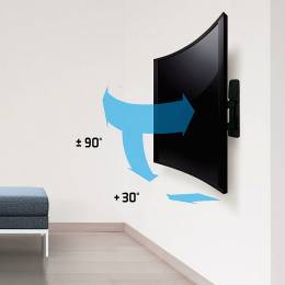 MELICONI CURVED 400 DR ΒΑΣΗ TV 32'-80' 070-0520