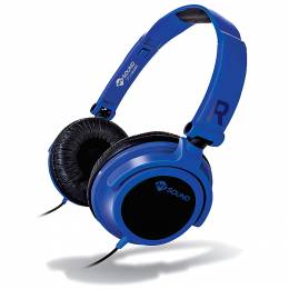 Στερεοφωνικά ακουστικά με μικρόφωνο MELICONI MYSOUND SPEAK βύσμα jack 3.5mm σε μπλε/μαύρο χρώμα | 070-0546