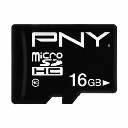 PNY P-SDU16G10PPL-GE 16GB MICRO-SD HC CLASS 10/UHS-I U1+SD ADAPTER PNY