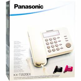 Eνσύρματη τηλεφωνική συσκευή Panasonic KX-TS520EX2W