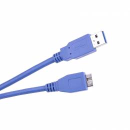 Καλώδιο USB 3.0 A/MicroB M/M 1.8m Μπλε