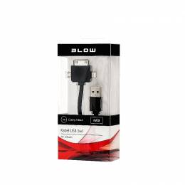 Καλώδιο USB A - iPhone 8 / iPhone 4 / microUSB 1m