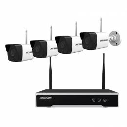 WiFi Kit Hikvision με 4 Κάμερες 2MP NK42W0-1T (WD)
