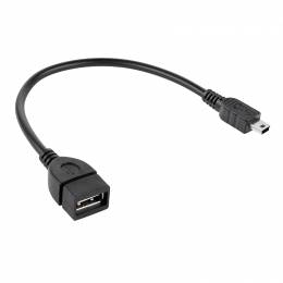 Καλώδιο Σύνδεσης USB θηλυκό - mini USB 20cm OTG