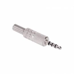 JACK plug 3.5 METAL four-point