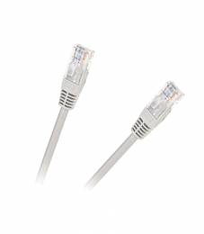 Patch cord UTP Cat5 1m Γκρι