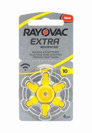 RAYOVAC μπαταρίες ακουστικών βαρηκοΐας 10MF, mercury free, 1.45V, 6τμχ