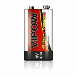 Αλκαλική μπαταρία 9V 6LR61 VIPOW EXTREME