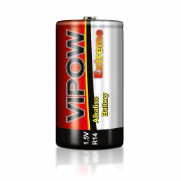 Αλκαλικές μαπαταρίες LR14 1,5V VIPOW EXTREME (2 τμχ)