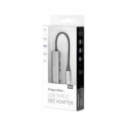 Αντάπτορας (HUB) USB τύπου C σε HDMI / USB3.0 / USB2.0 / C Kruger&Matz