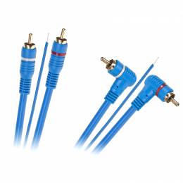 Καλώδιο 2xRCA-2xRCA 5m, γωνία