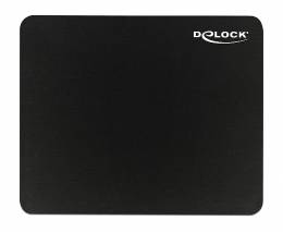 DELOCK mouse pad 12005, 22x18x0.2cm, μαύρο