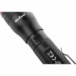 Επαναφορτιζόμενος φακός LED 10W REBEL