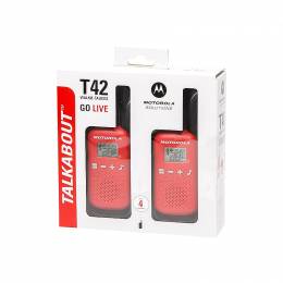 Ασύρματος PMR Motorola TLKR T42 Κόκκινο