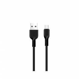 Καλώδιο USB - MicroUSB 3m HOCO μαύρο