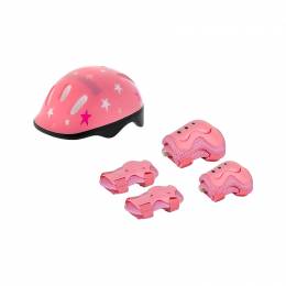 Παιδικό σετ προστατευτικών για ποδήλατο ροζ