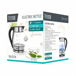 Ηλεκτρικός Βραστήρας TEESA 1,7L Μαύρος