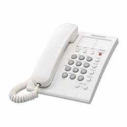 Ενσύρματο τηλέφωνο Panasonic KXTS550 λευκό