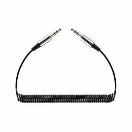 Καλώδιο jack 3.5mm - 3.5mm σπιράλ 1m REBEL