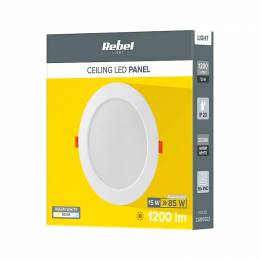 LED πάνελ οροφής 175mm 15W/230V 3000K REBEL