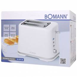Αυτόματη φρυγανιέρα, 870W, λευκή. TA 1577 CB WHITE