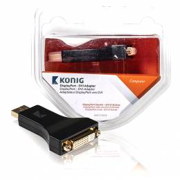 KNC 37925E DisplayPort - DVI adapter DisplayPort male - DVI-D female