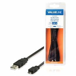 VLCB 60505B 2.00 cable USB A male - USB Micro B male