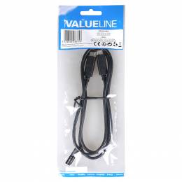 VLCP 64700B 1.00 USB 3.1 Cable USB-C Male - USB-C Male 1.00 m Black GEN 1 (5 Gbp