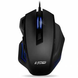 NOD LOCK & LOAD NOD GAMING MOUSE BLACK RUBBER 2400DPI