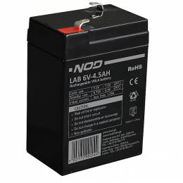 NOD LAB 6V4.5AH (Μπαταρία μολύβδου 6V-4.5AH.)