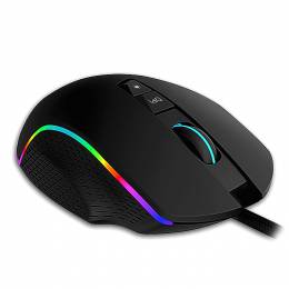 NOD RUN AMOK WIRED 7D GAMING MOUSE WITH RGB RUNNING LED LIGHT 141-0154