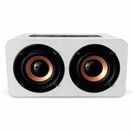 NOD RnB CONCERT.Ξύλινο φορητό bluetooth ηχείο σε pure white χρώμα, 10W.