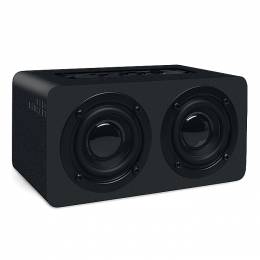 NOD ROCK CONCERT. Ξύλινο φορητό bluetooth ηχείο σε total black χρώμα, 10W.