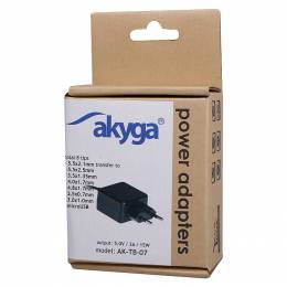 AKYGA AK-TB-07 Universal Adapter 5V/3A 15w 8 plugs 208-0030