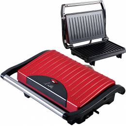 Τοστιέρα με grill πλάκες, 700W. LIFE STG-101 RED