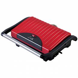 Τοστιέρα με grill πλάκες, 700W. LIFE STG-101 RED