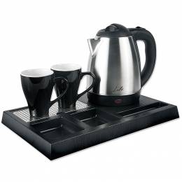 LIFE Welcome   Δίσκος καλωσορίσματος με inox βραστήρα 1.2L, 1800W και 2 κούπες.