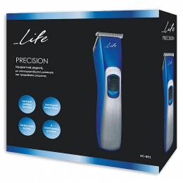 LIFE Precision Κουρευτική μηχανή επαναφορτιζόμενη και ρεύματος.