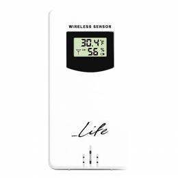 LIFE Rainforest Bamboo Edition Weather station with adaptor & wireless outdoor s