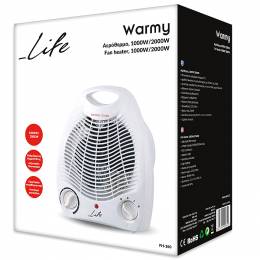 Αερόθερμο, 1000W/2000W LIFE WARMY.